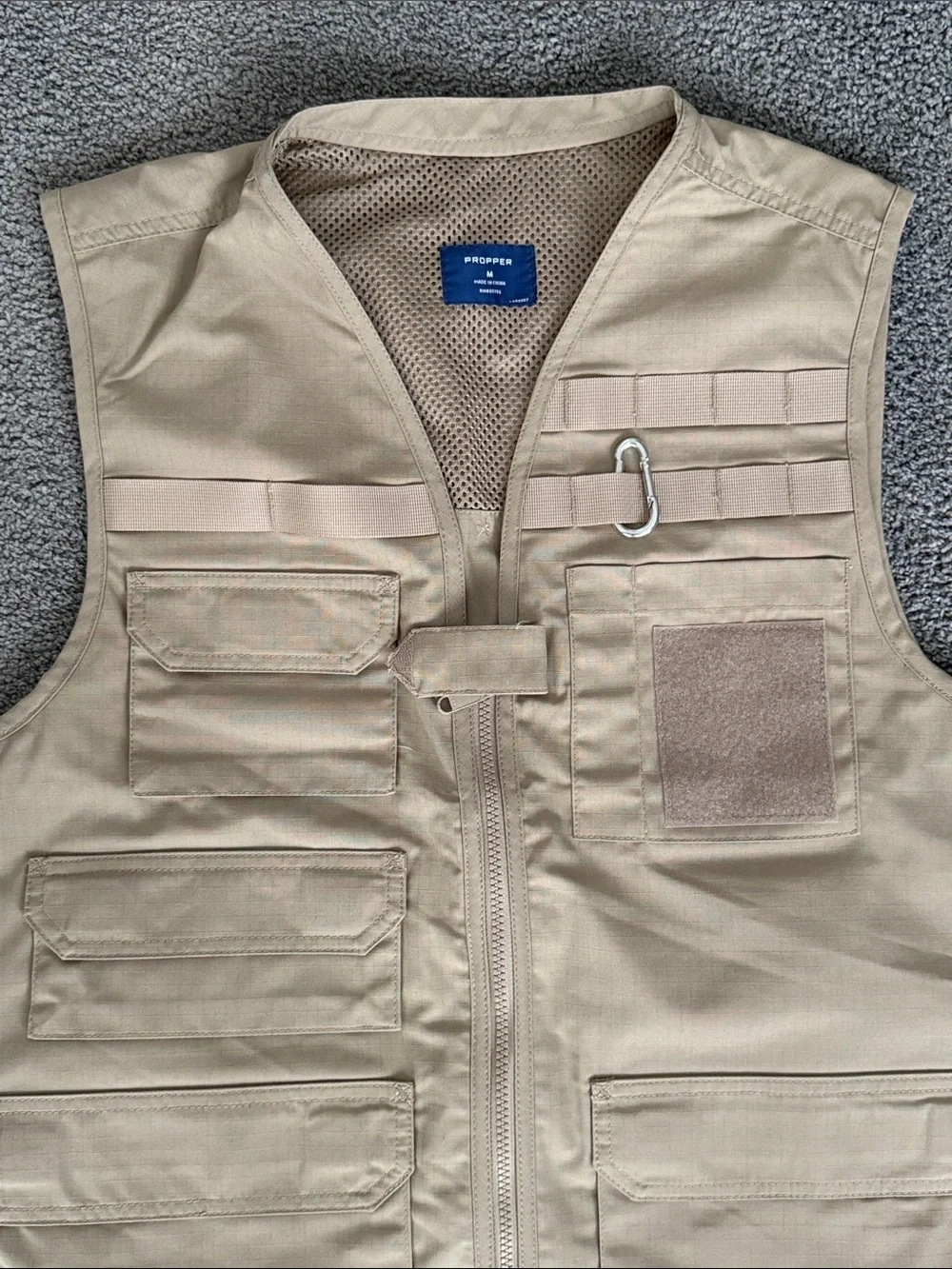 Propper Men's Tactical/Military/Fisging Utility Vest - Beige. Size M